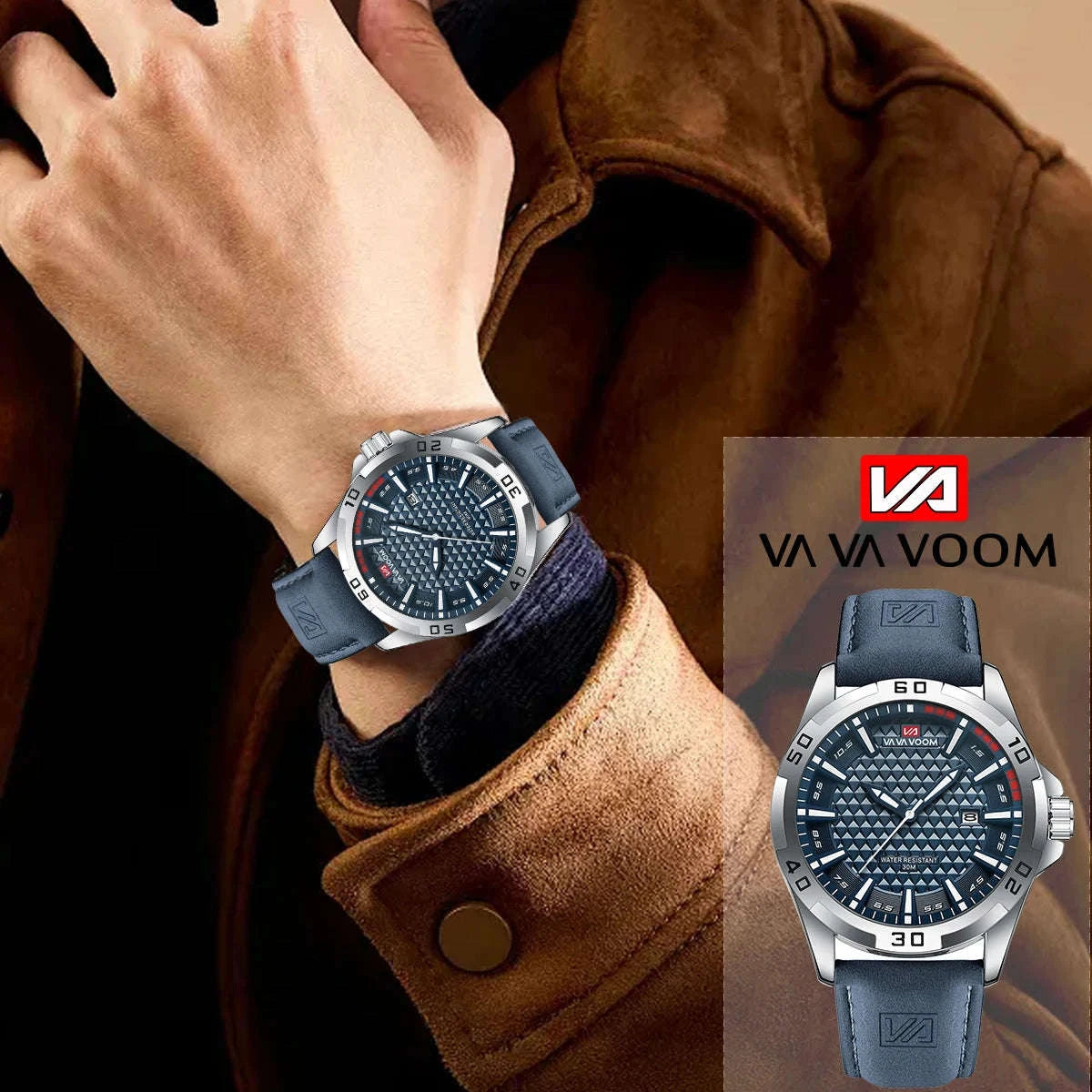 VA VA VOOM Men's Quartz Watch-2581P-YH