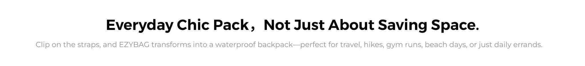 Vacuum Compression Travel Bag 25L – Reusable Packing Storage with 85% Space Saving-EZYPACK no PUMP