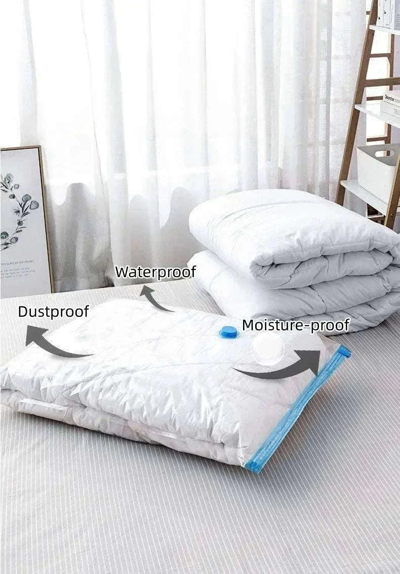 Vacuum Storage Bags with Pump for Clothes and Bedding-50x70-5pcs