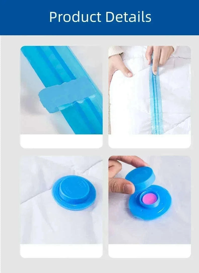Vacuum Storage Bags with Pump for Clothes and Bedding-50x70-5pcs