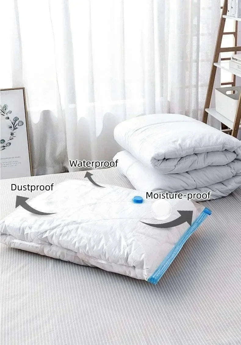 Vacuum Storage Bags with Pump for Clothes and Bedding-50x70-5pcs