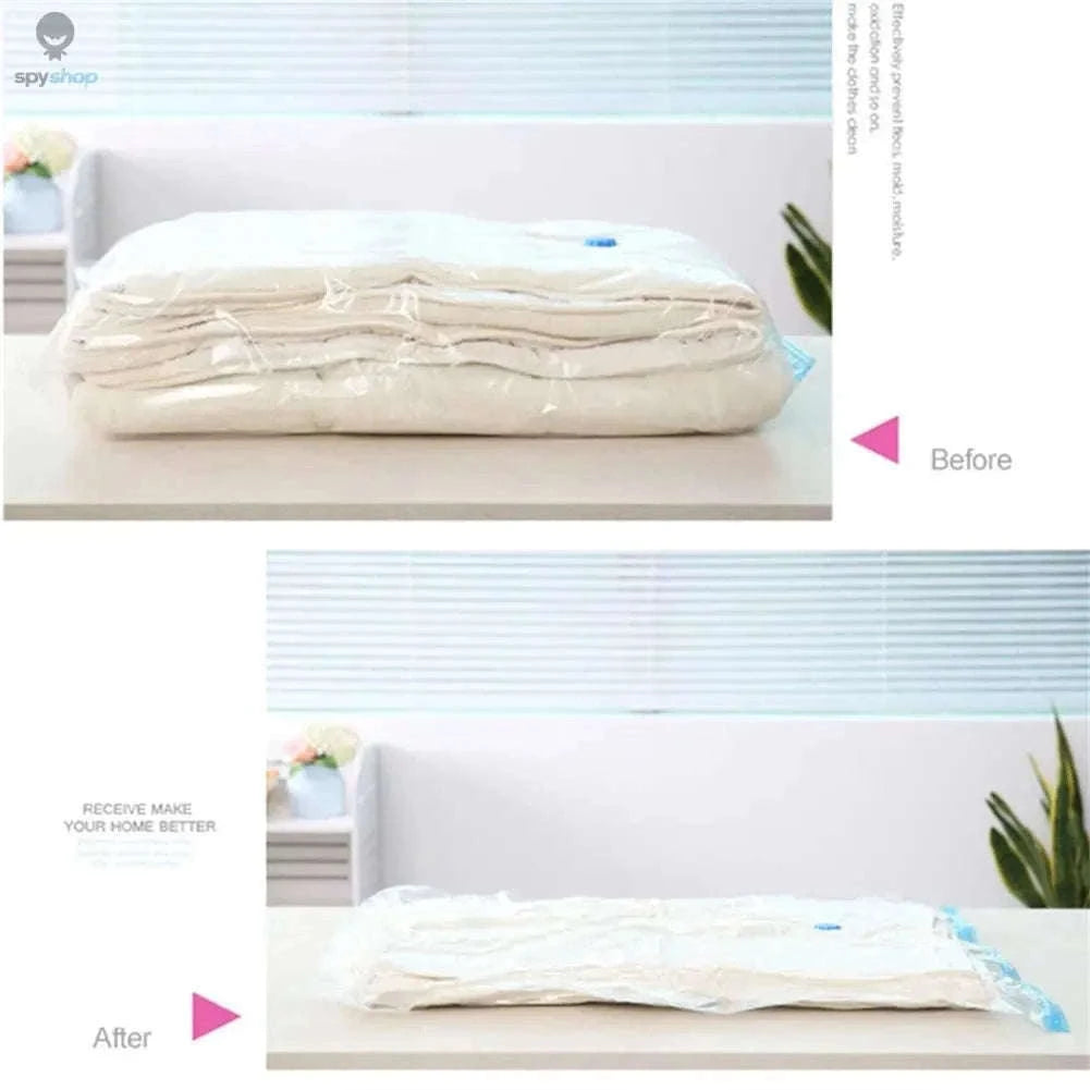 Vacuum Storage Bags with Valve for Space-Saving Storage-90x100cm