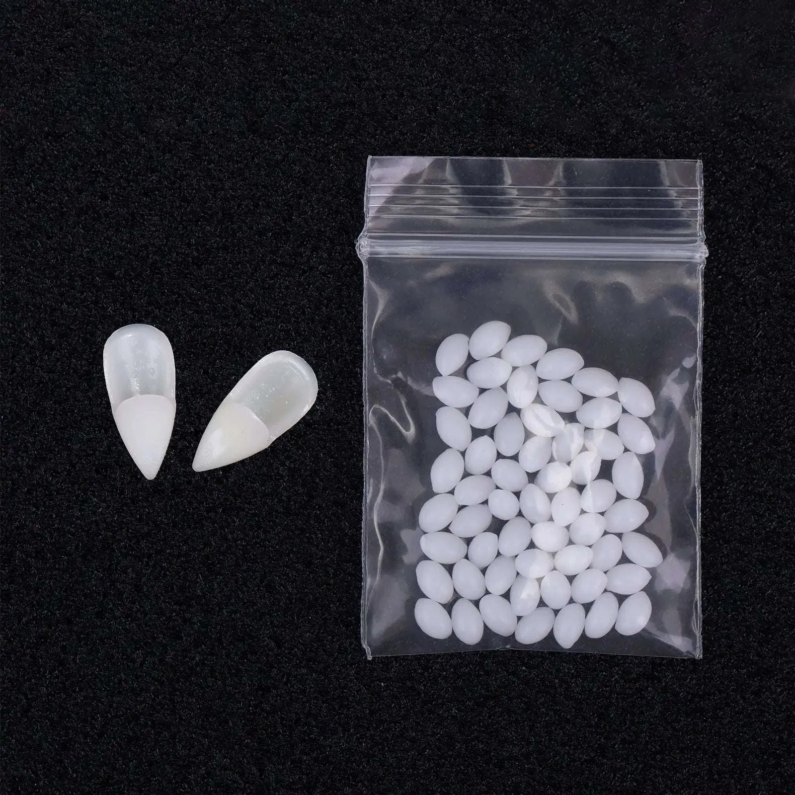 Vampire Teeth Fangs with Solid Glue for Halloween Cosplay-2.5CM