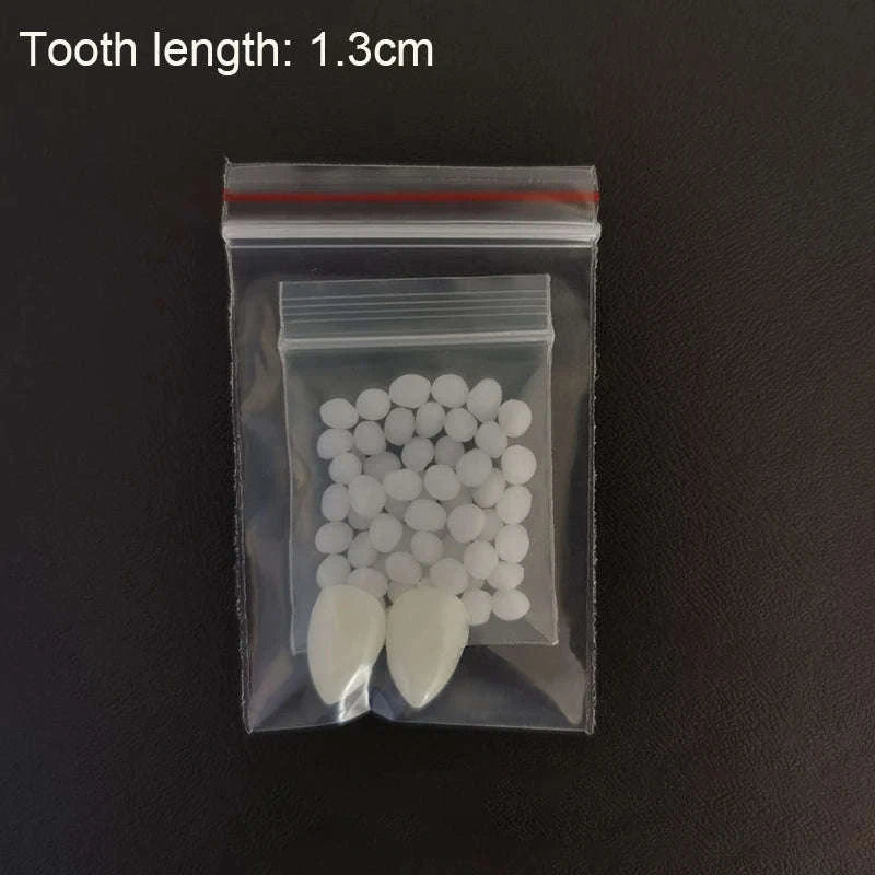 Vampire Teeth Fangs with Solid Glue for Halloween Cosplay-2.5CM