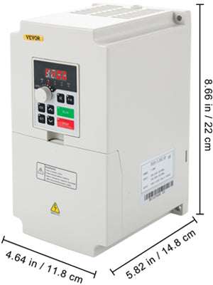 Variable Frequency Drive 2.2–7.5KW VFD Inverter CNC Motor Controller 110V/220V-4KW 5.5HP 220V / United States