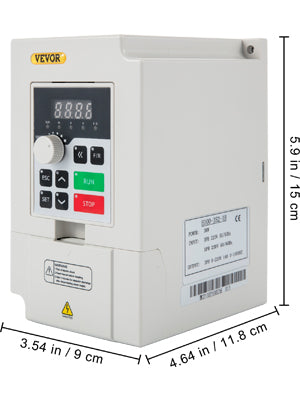 Variable Frequency Drive 2.2–7.5KW VFD Inverter CNC Motor Controller 110V/220V