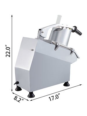 Electric Vegetable Cutter with 6 Cutting Disks for Slicing and Shredding
