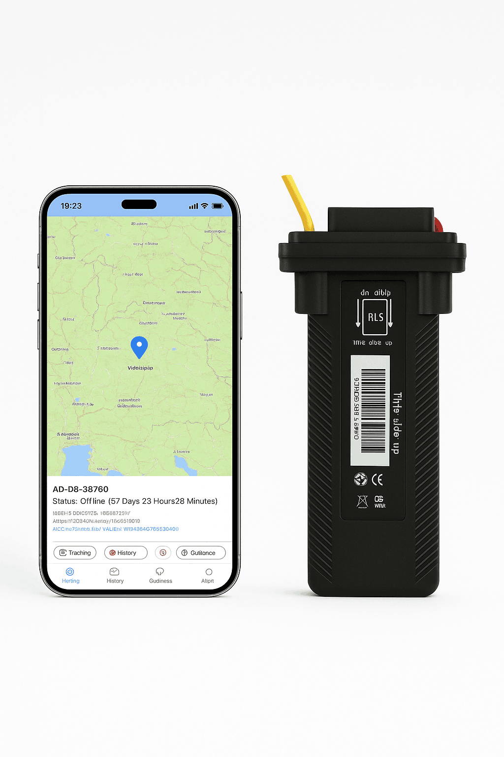 Vehicle GPS Tracker with ACC Alarm and Engine Cut-Off-4G2G Wire 1PC