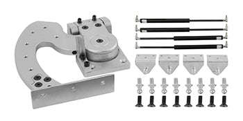 Vertical Door Hinges Bolt Kit Adjustable 90 Degrees Universal Fit-United States
