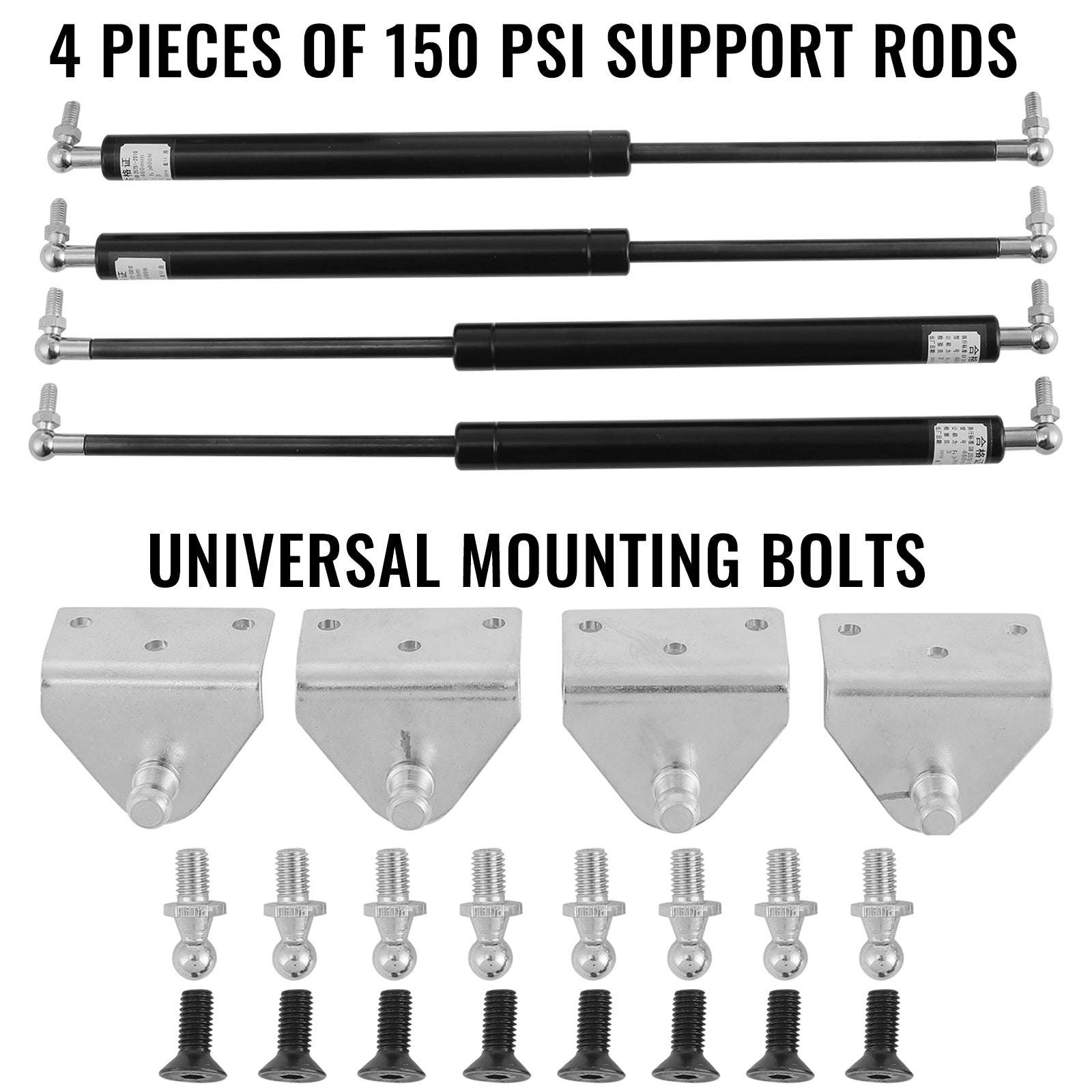Vertical Door Hinges Bolt Kit Adjustable 90 Degrees Universal Fit-United States