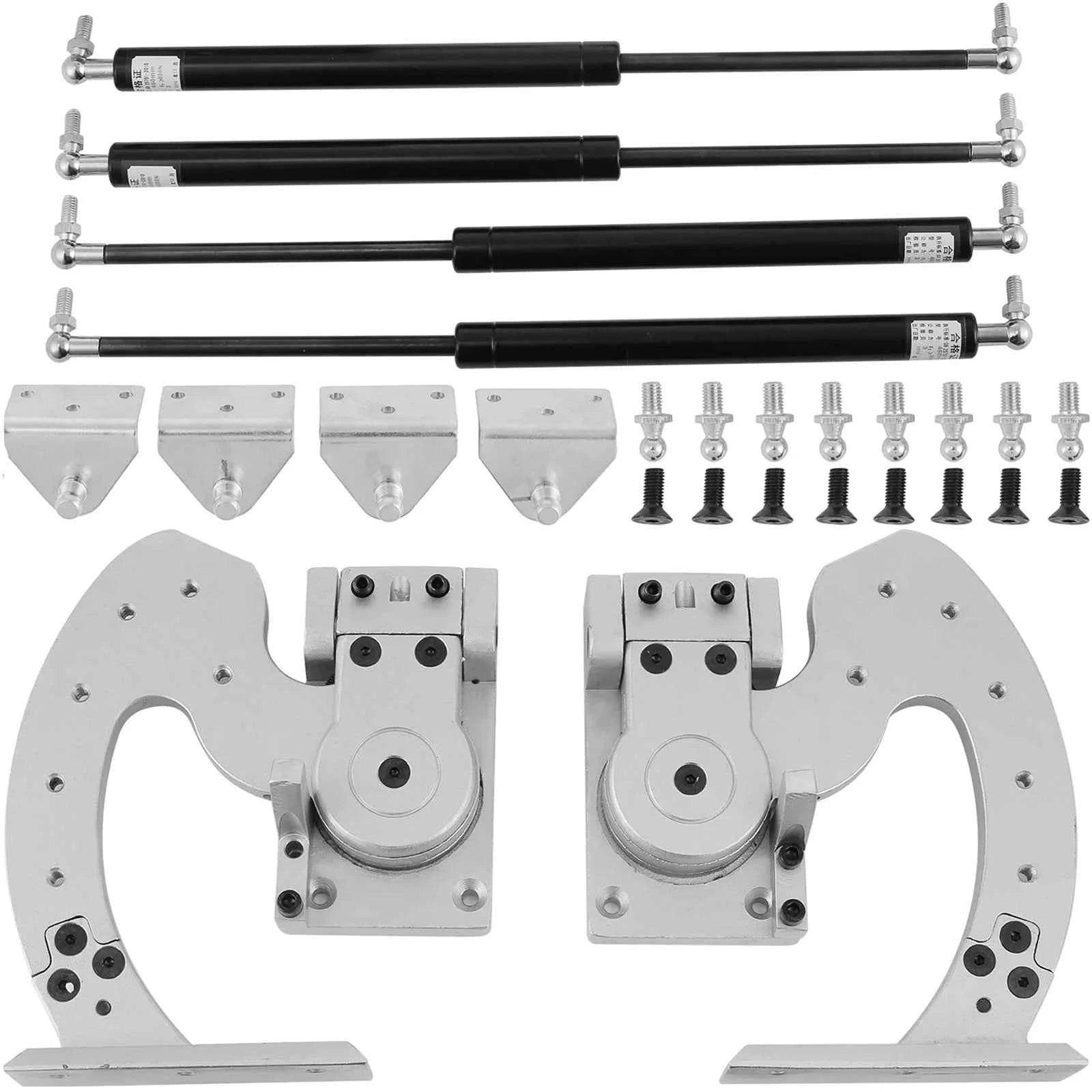 Vertical Door Hinges Bolt Kit Adjustable 90 Degrees Universal Fit-United States