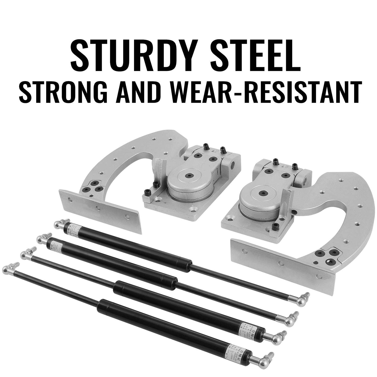 Vertical Door Hinges Bolt Kit Adjustable 90 Degrees Universal Fit-United States