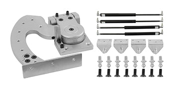 Vertical Door Hinges Bolt Kit Adjustable 90 Degrees Universal Fit