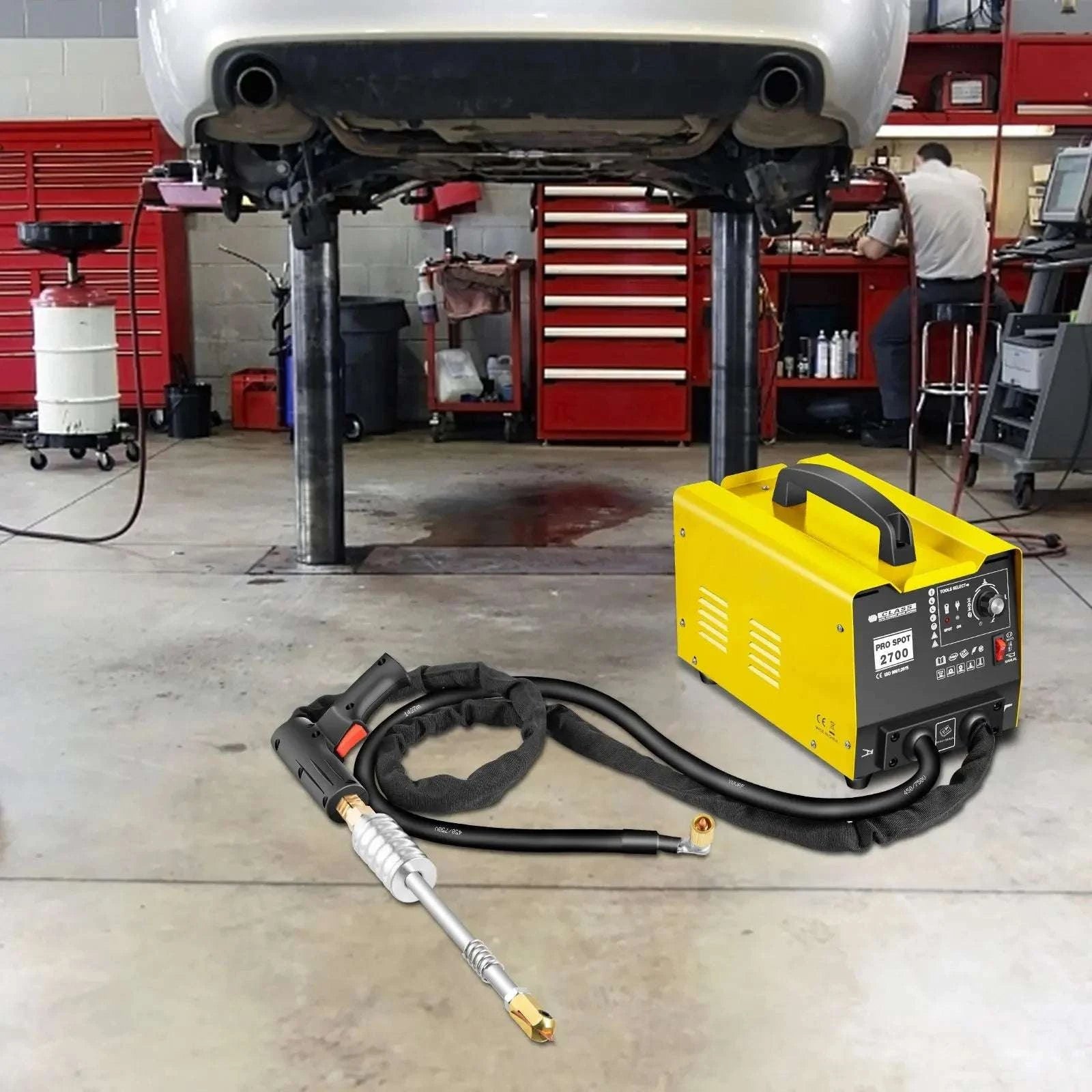 VEVOR 3500A Dent Puller Spot Welder Kit with Dual Guns-GYS2700 / United States