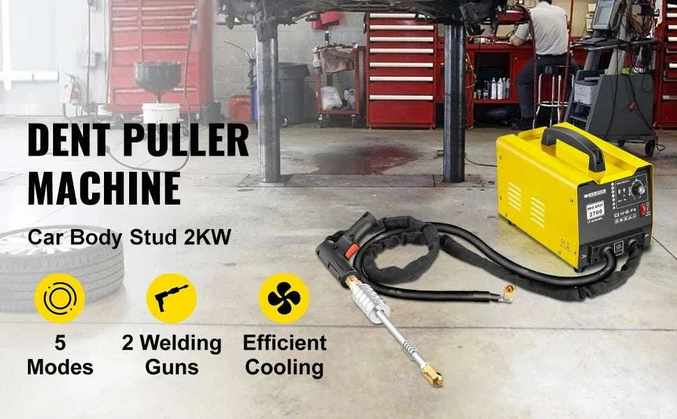 VEVOR 3500A Dent Puller Spot Welder Kit with Dual Guns-GYS2700 / United States