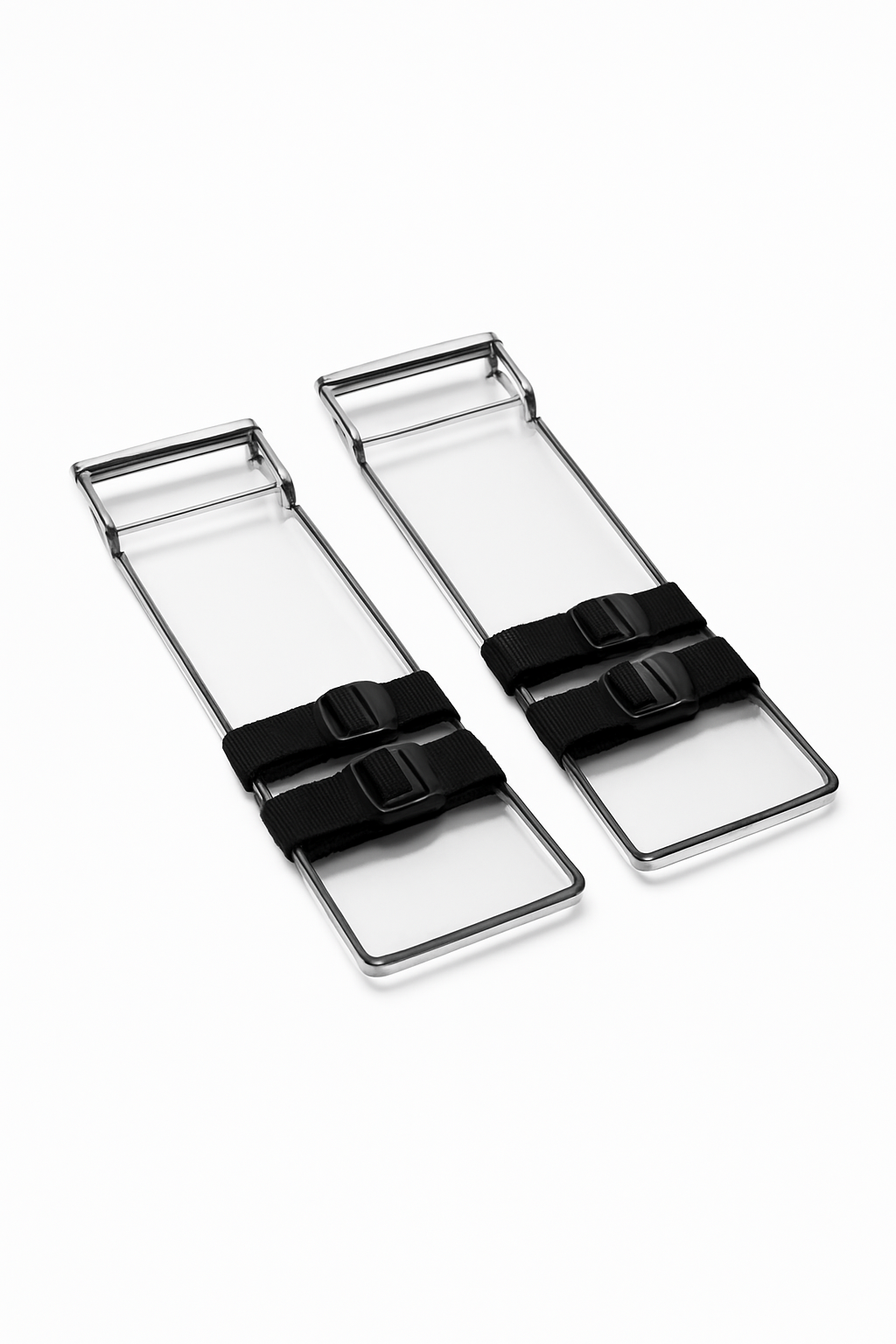 Stainless Steel Concrete Knee Boards 28'' Sliding Pads Pair
