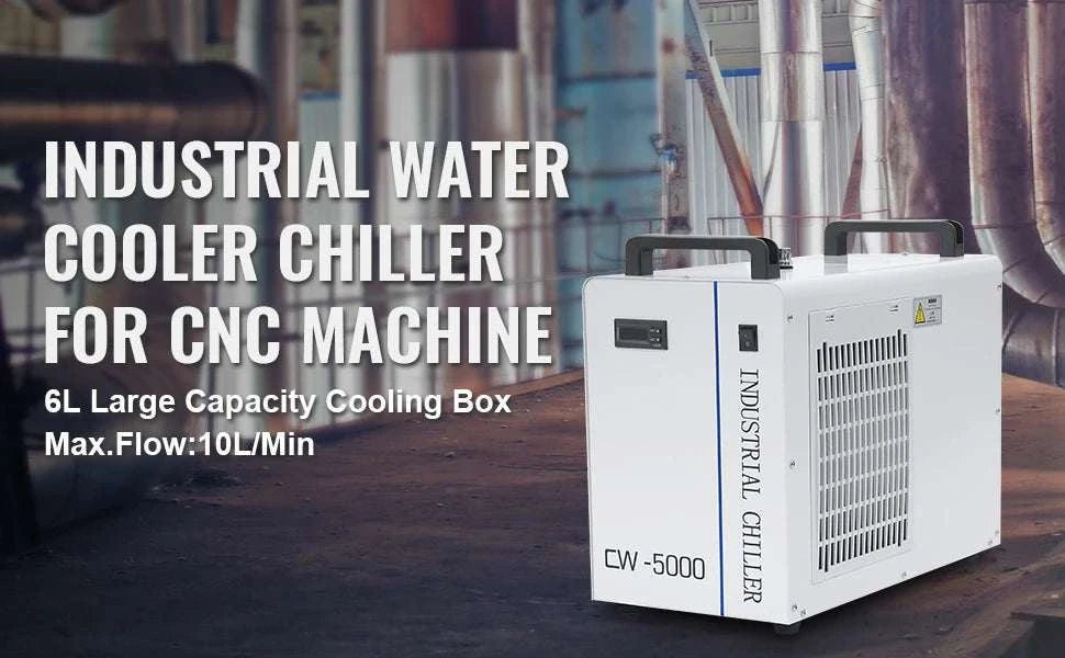 VEVOR CW3000 CW5000 CW5200 Water Chiller for CO2 Laser Cooling-CZECH REPUBLIC / CW-5000