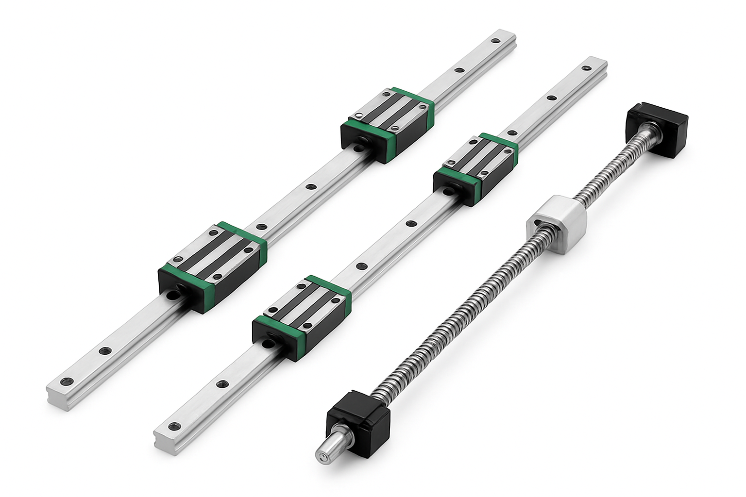 HGR20 Linear Guide Rail Kit with Ballscrew for CNC Machines