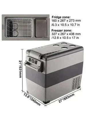 VEVOR Portable Car Refrigerator 22-45L Dual Voltage Freezer-35L / CZECH REPUBLIC
