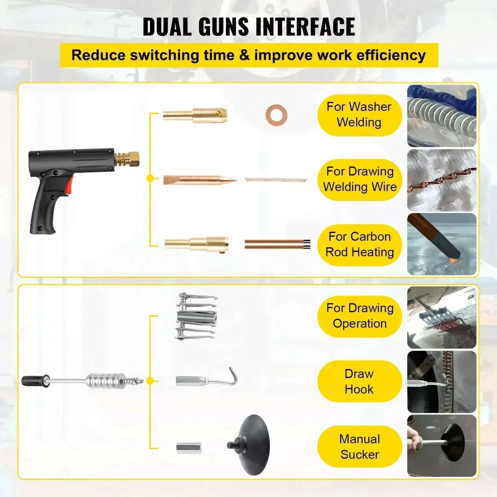 VEVOR Vehicle Panel Spot Puller-GYS2600 / CZECH REPUBLIC