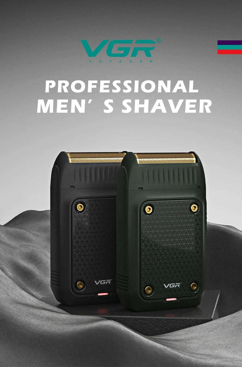 VGR V-353 Premium Portable Electric Razor & Beard Shaver-353 green