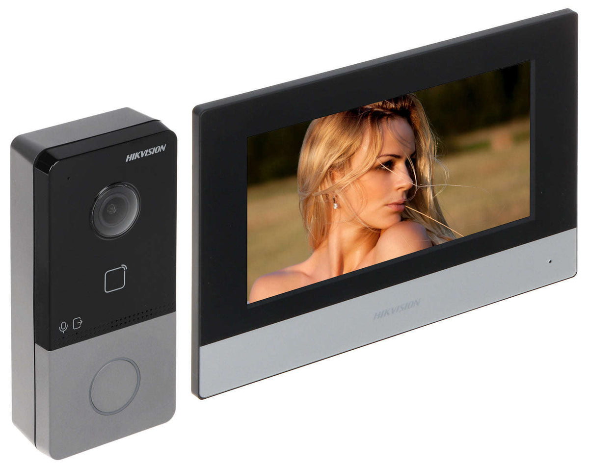 VIDEO DOORPHONE KIT DS-KIS603-P(B) Hikvision-Default Title