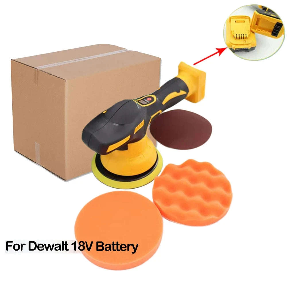 Vilasting Cordless Car Polisher with 150mm Pad and 4600RPM-For Makita