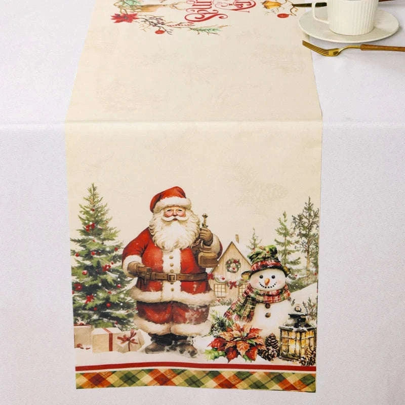 Vintage Christmas Table Runner-16 / 35*180cm
