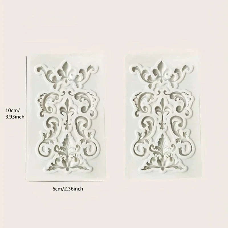 Vintage Flower Design Silicone Mold for DIY Crafting-ZZH