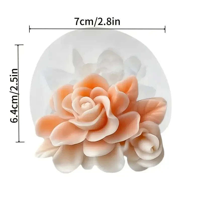Vintage Flower Design Silicone Mold for DIY Crafting-ZZH