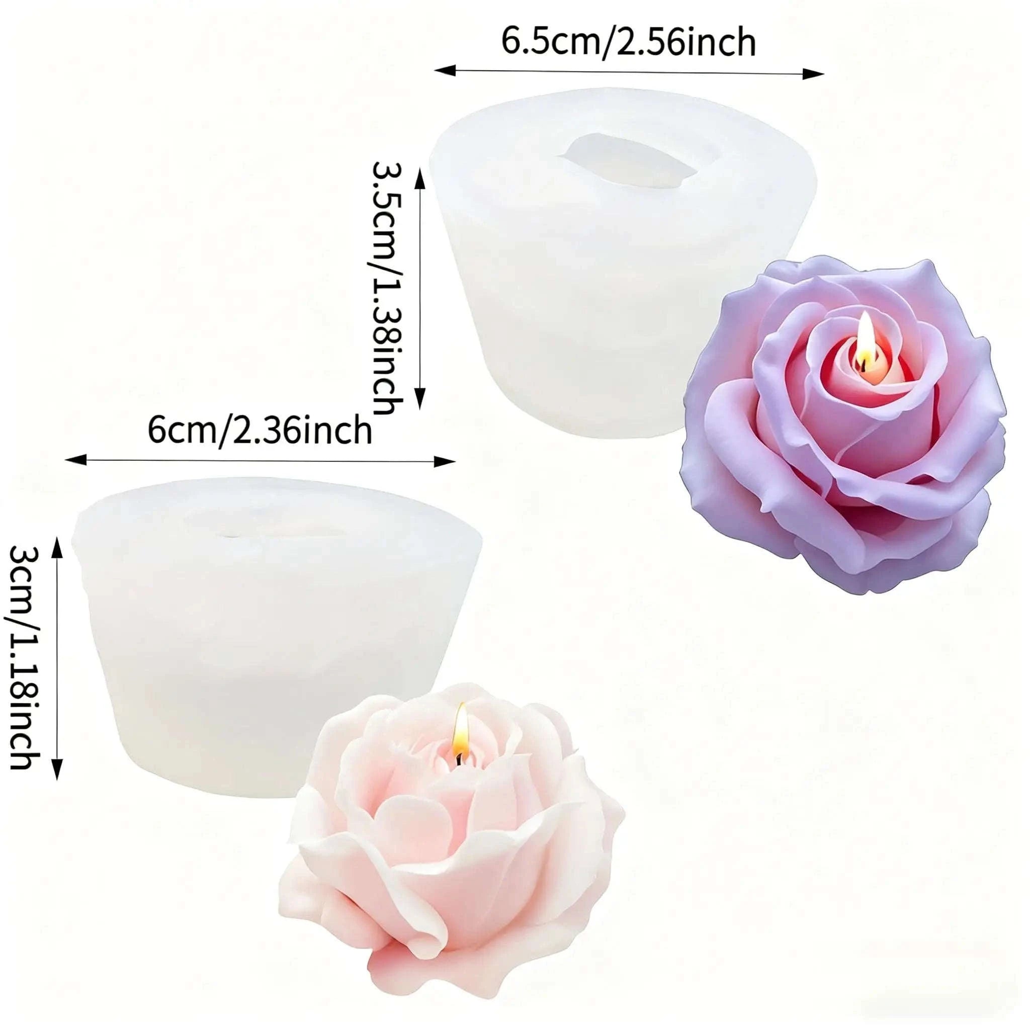 Vintage Flower Design Silicone Mold for DIY Crafting-ZZH