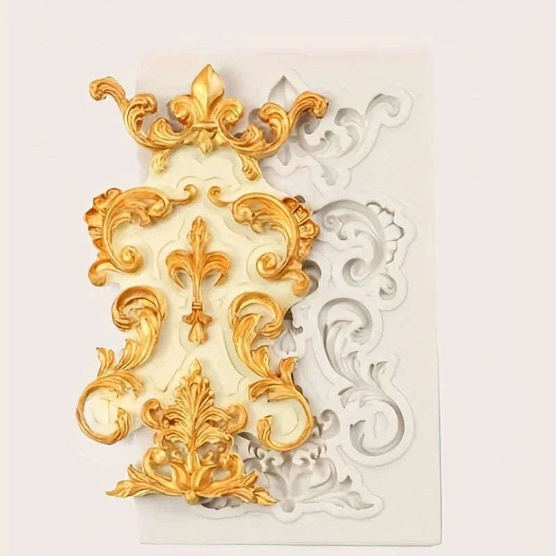Vintage Flower Design Silicone Mold for DIY Crafting-ZZH