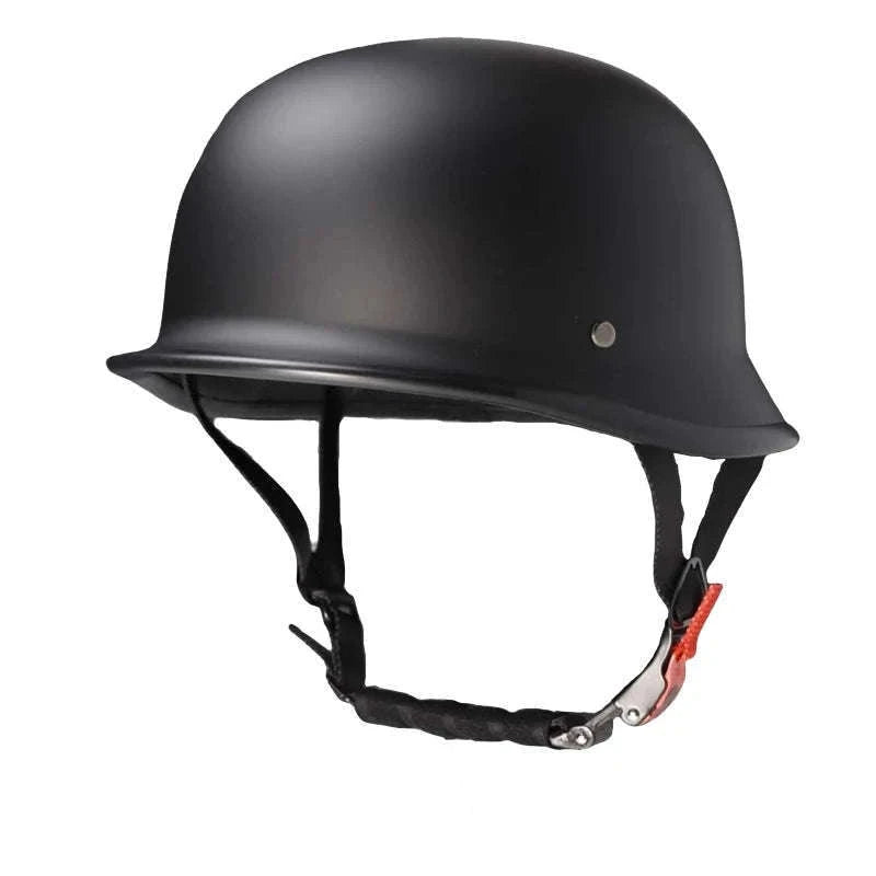 Vintage Half Motorcycle Helmet with Protective Glasses Summer Style-2 / M