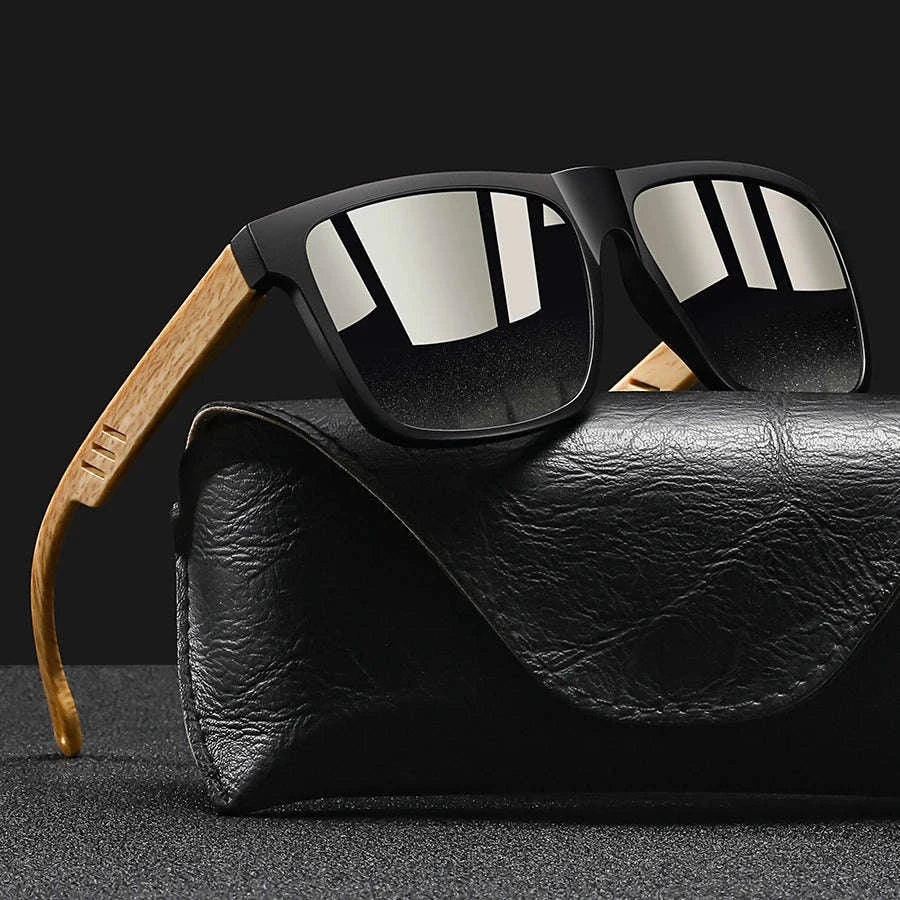 Vintage Square Frame Sunglasses for Men and Women-ClearBlue