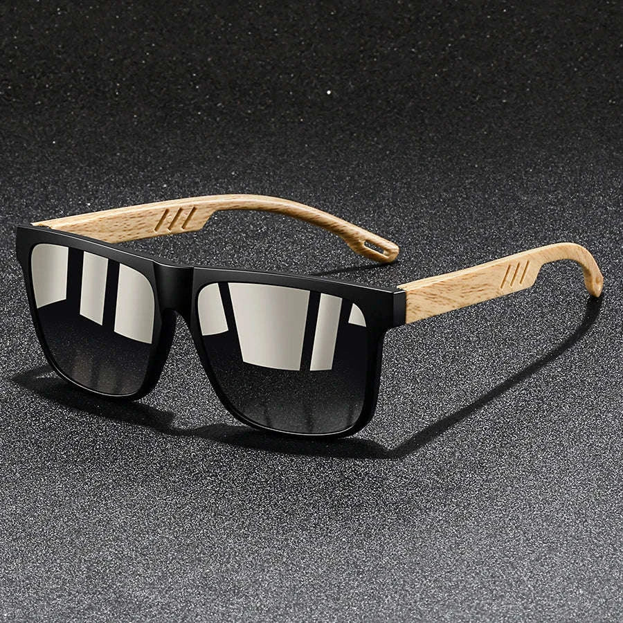 Vintage Square Frame Sunglasses for Men and Women-ClearBlue