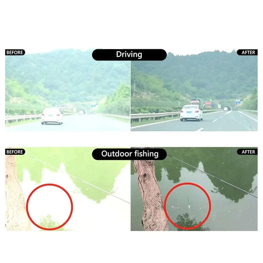 Vintage Square Frame Sunglasses for Men and Women-ClearBlue