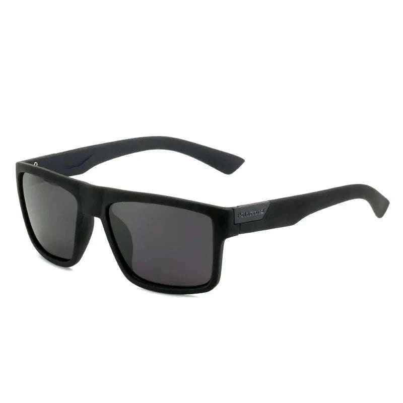 Vintage Square Polarized Sunglasses for Driving and Outdoors-C5