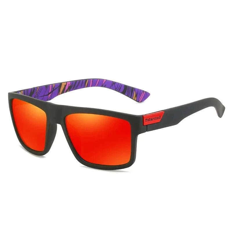 Vintage Square Polarized Sunglasses for Driving and Outdoors-C5
