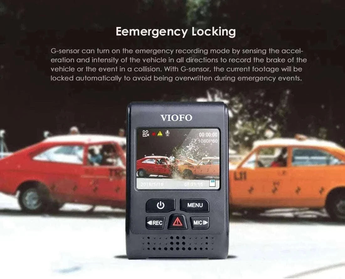VIOFO A119 V3 2K Quad HD Dash Cam with Night Vision & Parking Mode-Add GPS / None