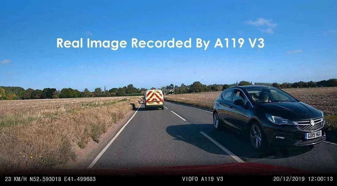 VIOFO A119 V3 2K Quad HD Dash Cam with Night Vision & Parking Mode-Add GPS / None
