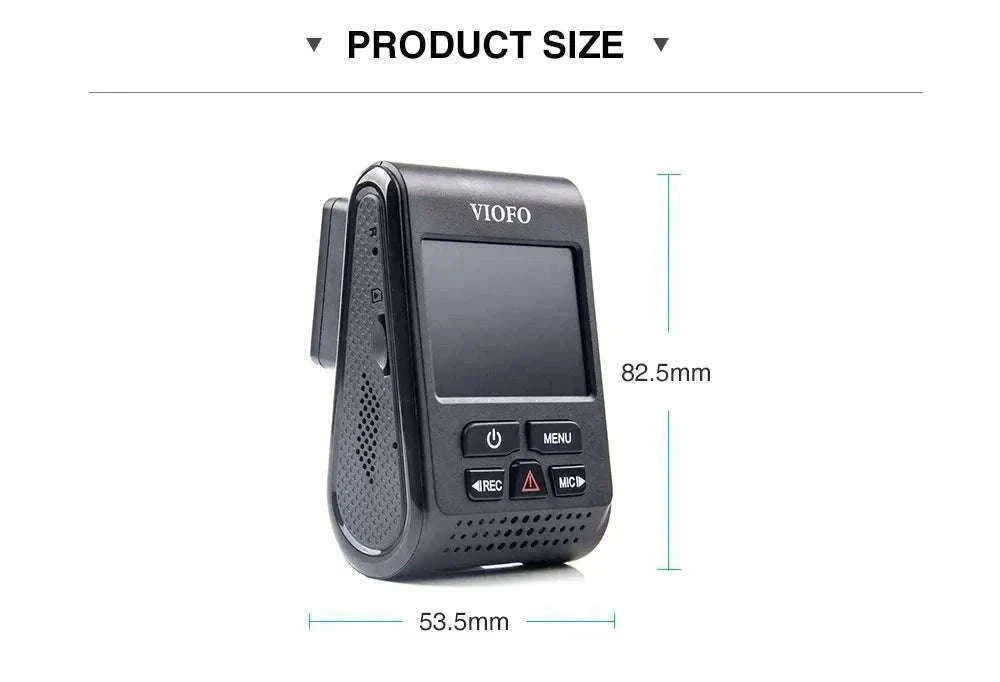 VIOFO A119 V3 2K Quad HD Dash Cam with Night Vision & Parking Mode-Add GPS / None