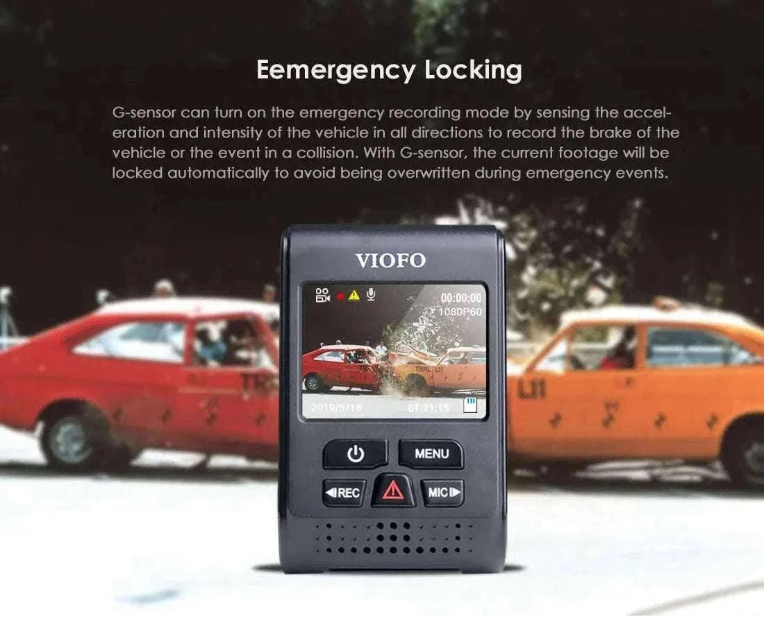 VIOFO A119 V3 2K Quad HD Dash Cam with Night Vision & Parking Mode-Add GPS / None