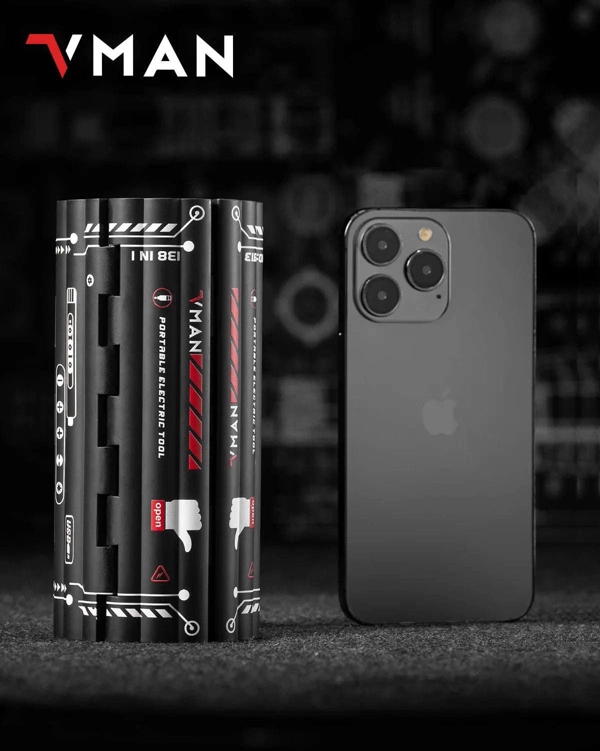 VMAN 138‑in‑1 Precision Electric Screwdriver Set-138 In 1 Black / United States