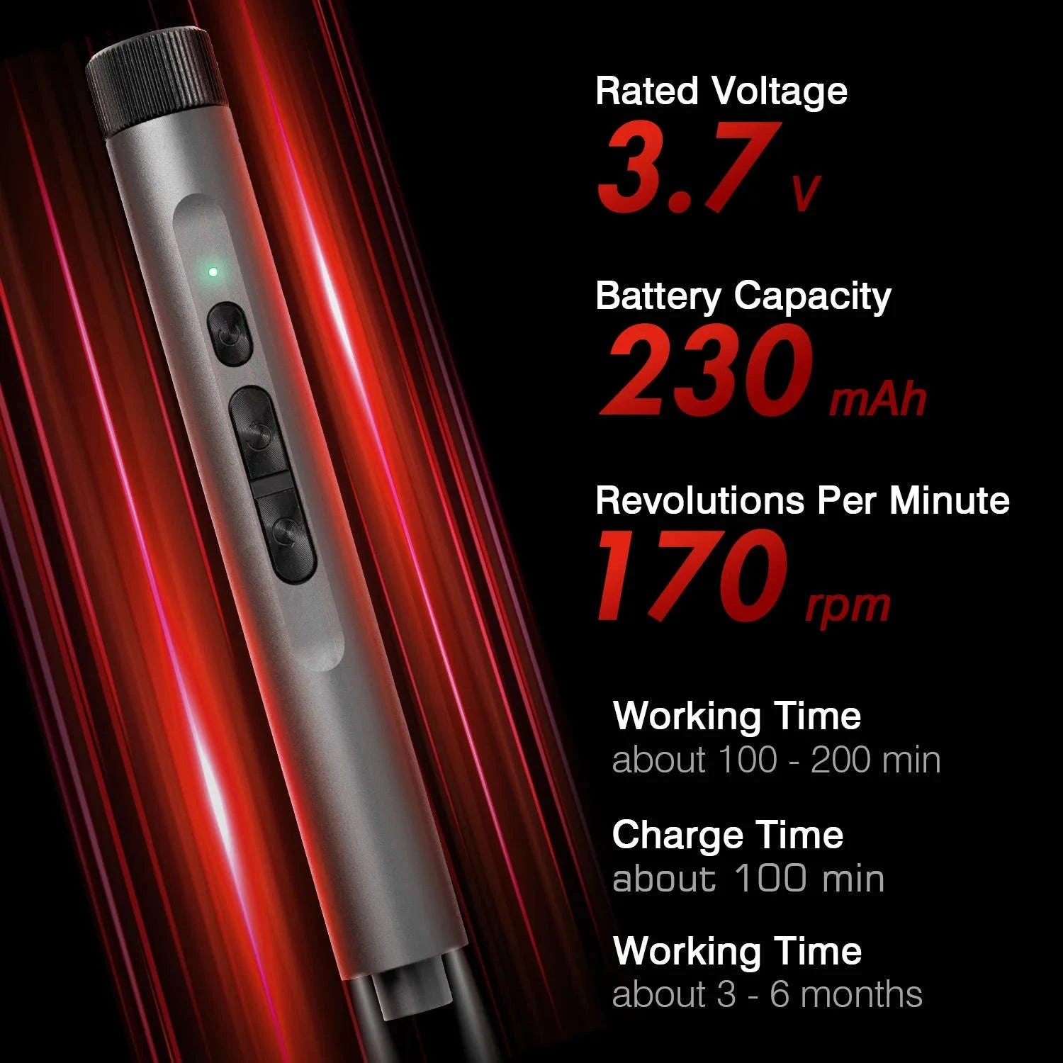 VMAN 138‑in‑1 Precision Electric Screwdriver Set-138 In 1 Black / United States