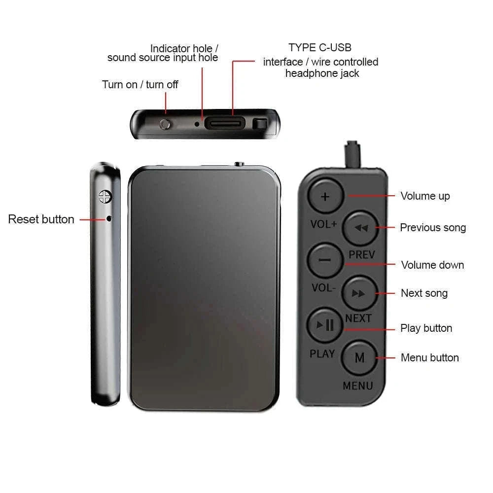 Voice Activated Digital Recorder USB with 29h Battery & Storage Options-black / China Mainland / 32 GB