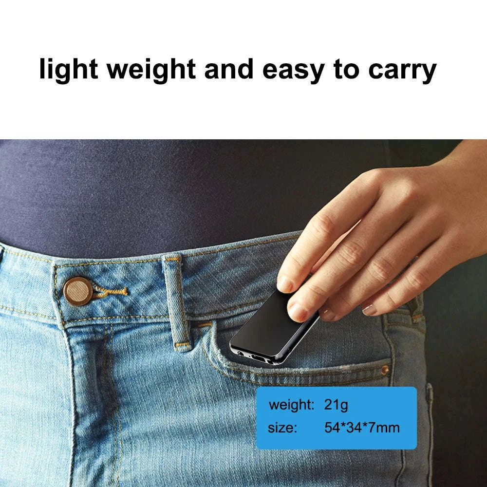 Voice Activated Digital Recorder USB with 29h Battery & Storage Options-black / China Mainland / 32 GB