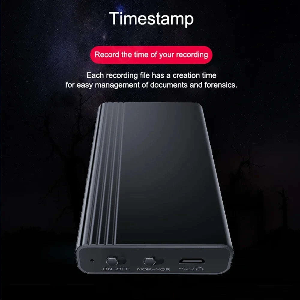 Voice Activated Recorder with 500‑Hour Recording Power-Blue / CHINA / 128 GB