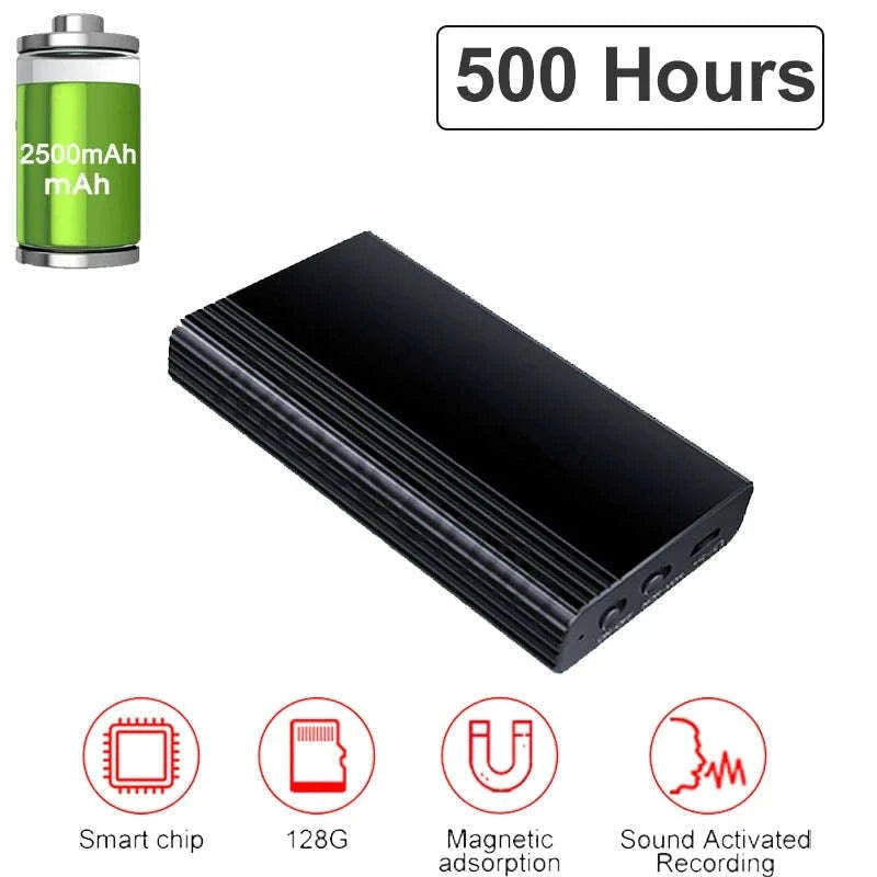 Voice Activated Recorder with Magnet and Long Battery Life-Blue / 64 GB
