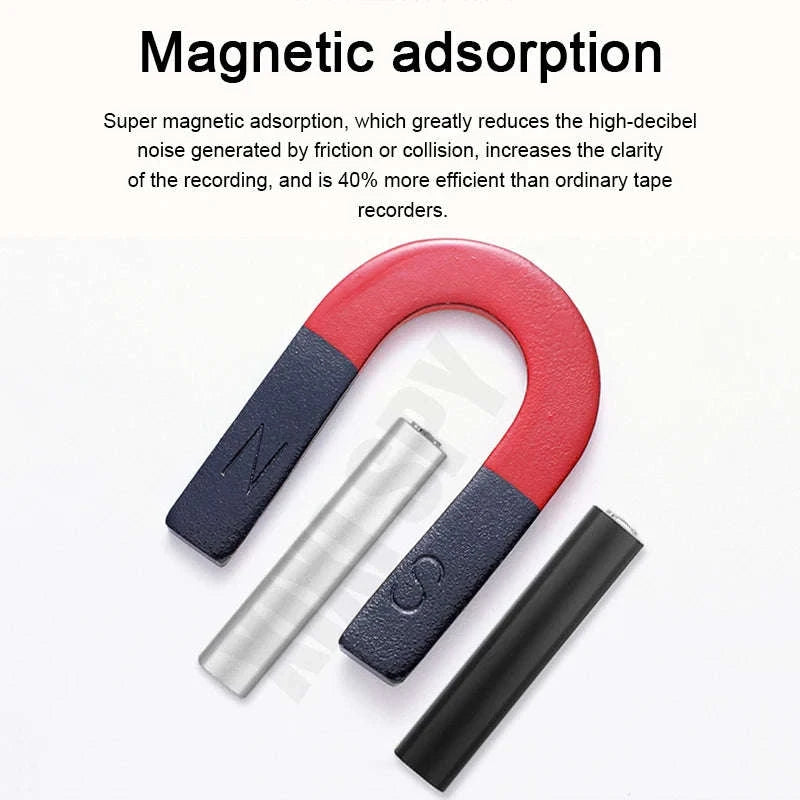 Voice Recorder 600 Hours Magnetic Digital Dictaphone-01 with OTG / China Mainland / 16 GB