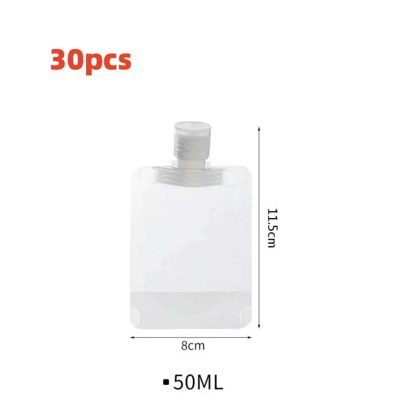 VoyageVac 10-Piece Travel Bottle Set-10Pcs 50ML